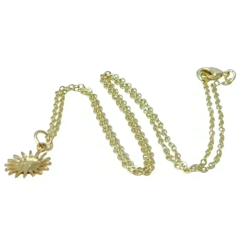Gold sun sunshine necklace, celestial jewelry made with love